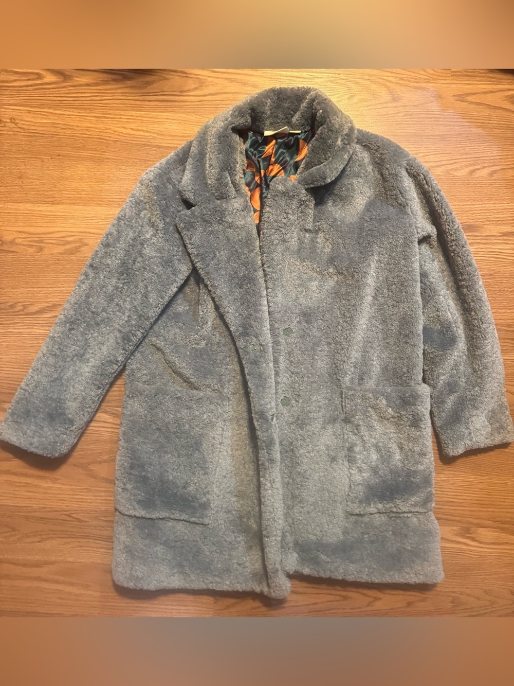 Anthropologie Plush Teddy Coat
